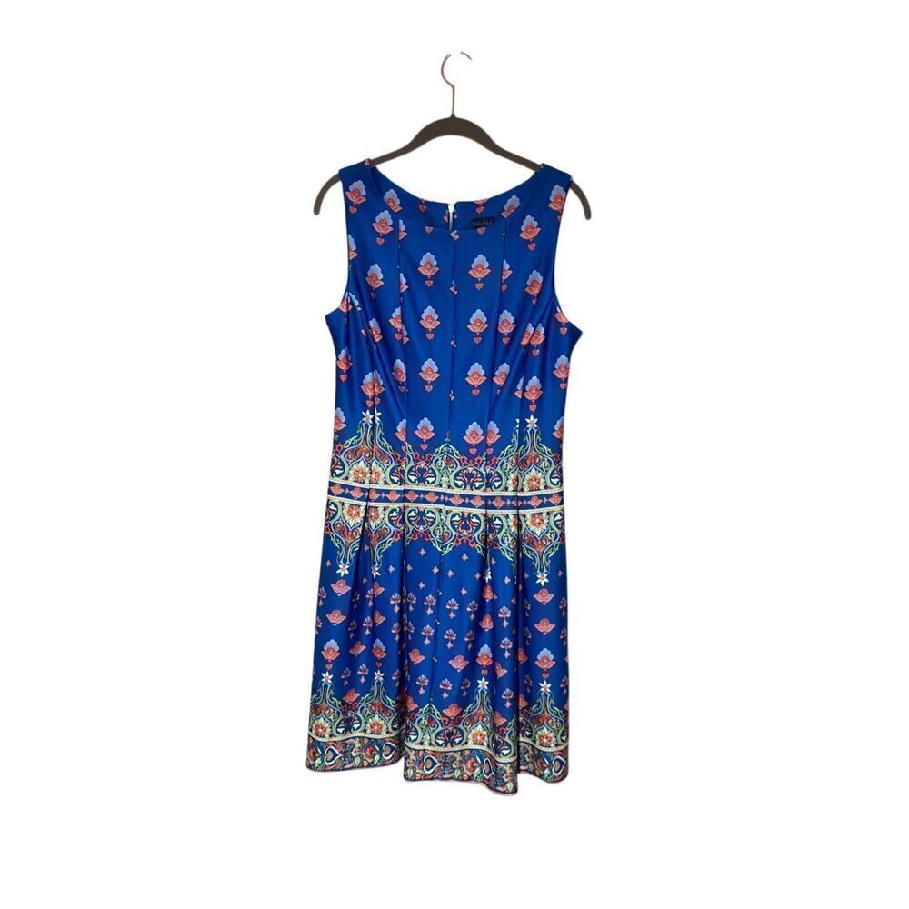 NWT EUC women’s Danny and Nicole scuba knit floral pocket dress size 12